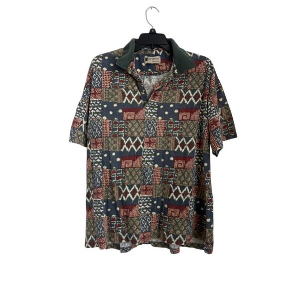 Imprinte Vintage Other - Mens Vintage 90s Patch Polo Size Large